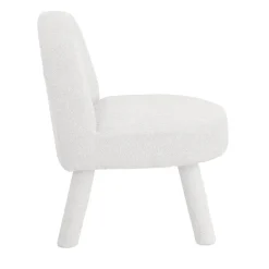 ABICA Fauteuil en tissu bouclette