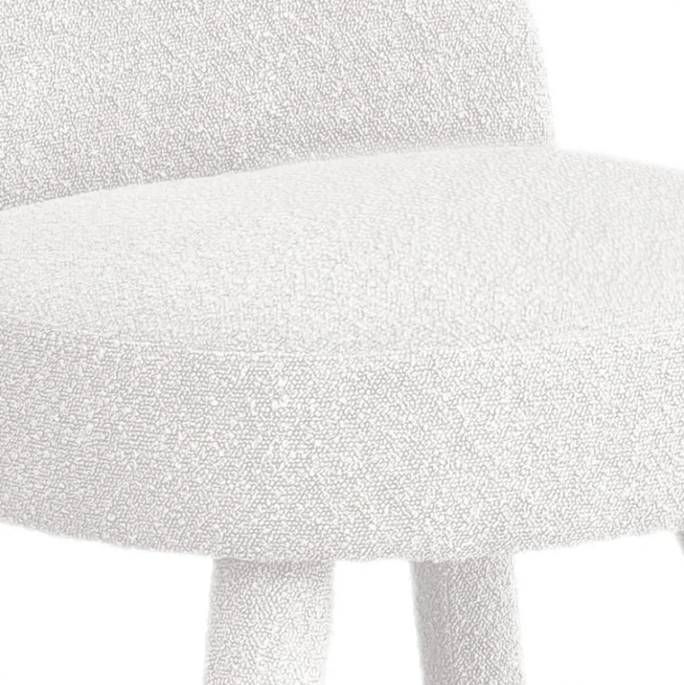 ABICA Fauteuil en tissu bouclette