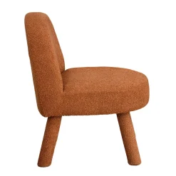 ABICA Fauteuil en tissu bouclette