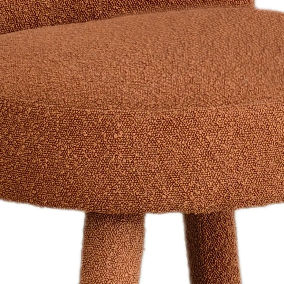 ABICA Fauteuil en tissu bouclette