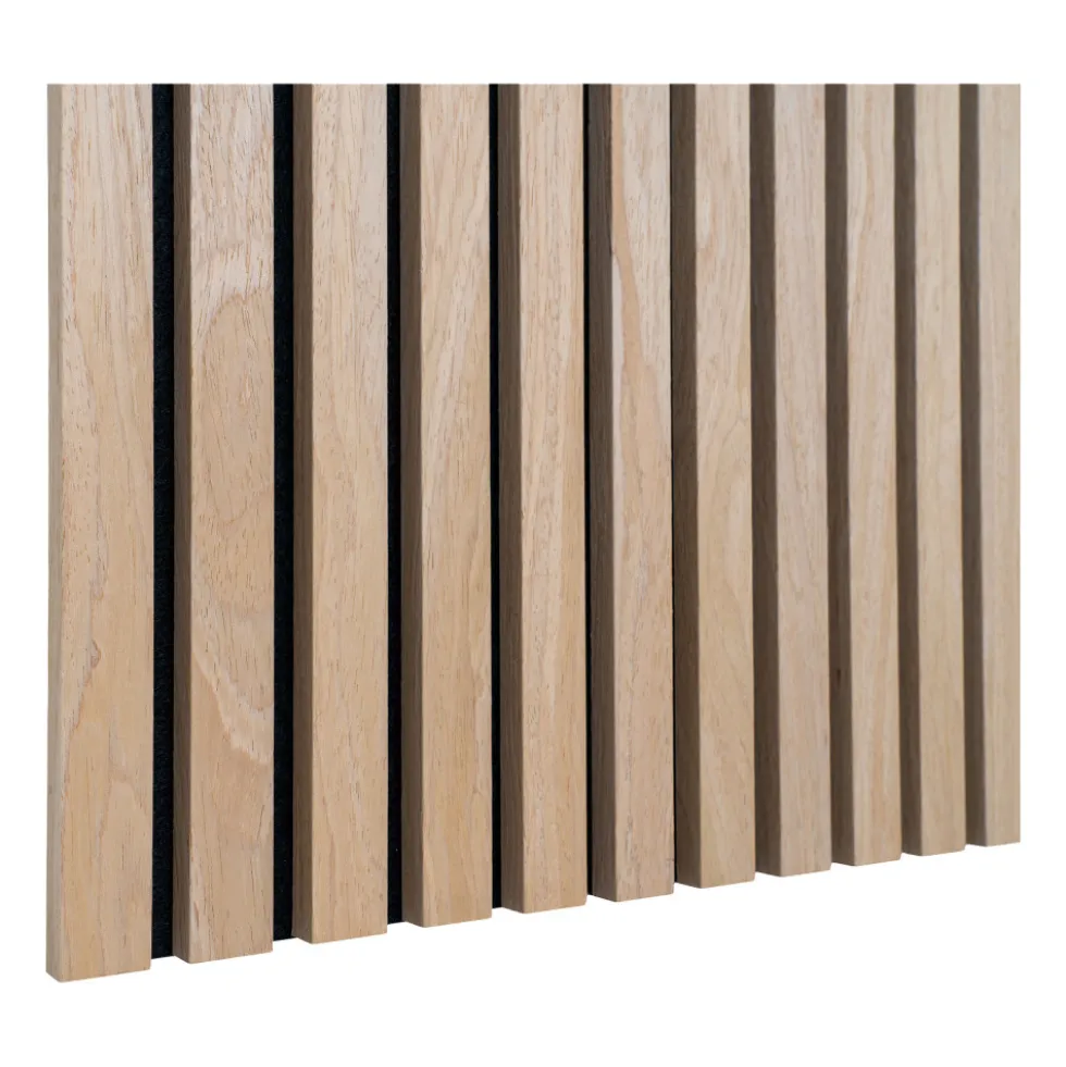 ACOUSTIC Lot de 2 panneaux en tasseaux de bois