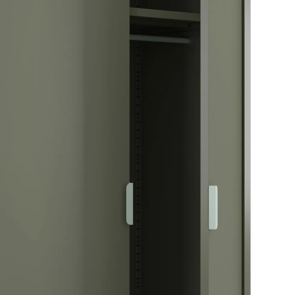 ADEL Armoire 2 portes en métal H180cm