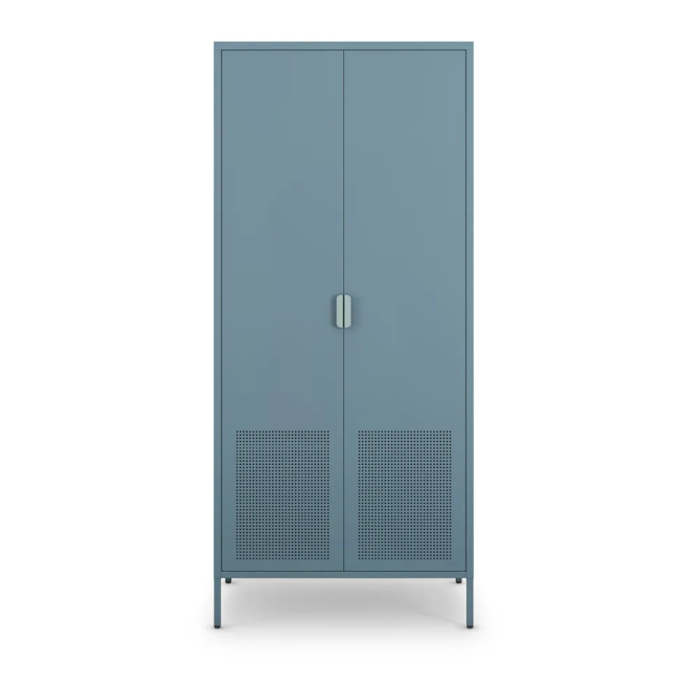 ADEL Armoire 2 portes en métal H180cm