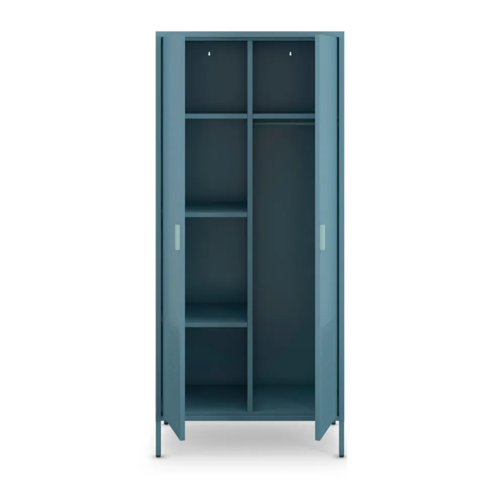 ADEL Armoire 2 portes en métal H180cm