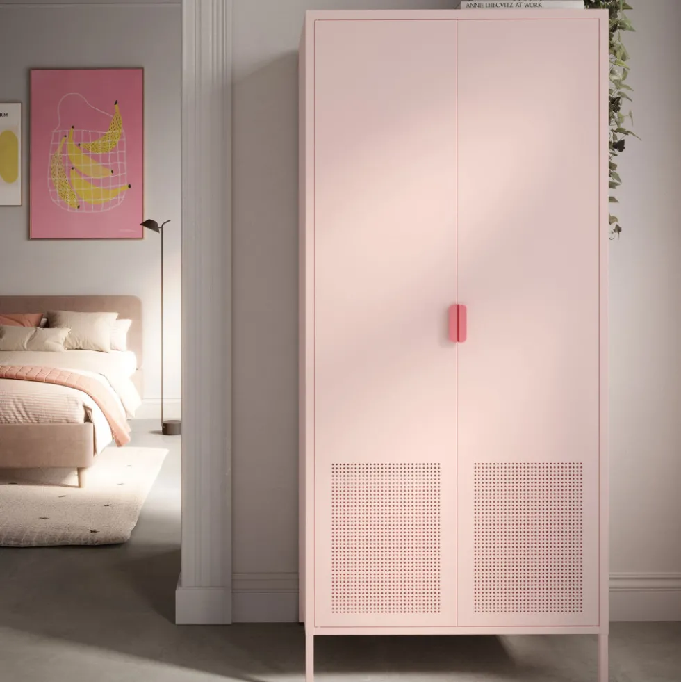 ADEL Armoire 2 portes en métal H180cm