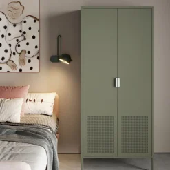 ADEL Armoire 2 portes en métal H180cm