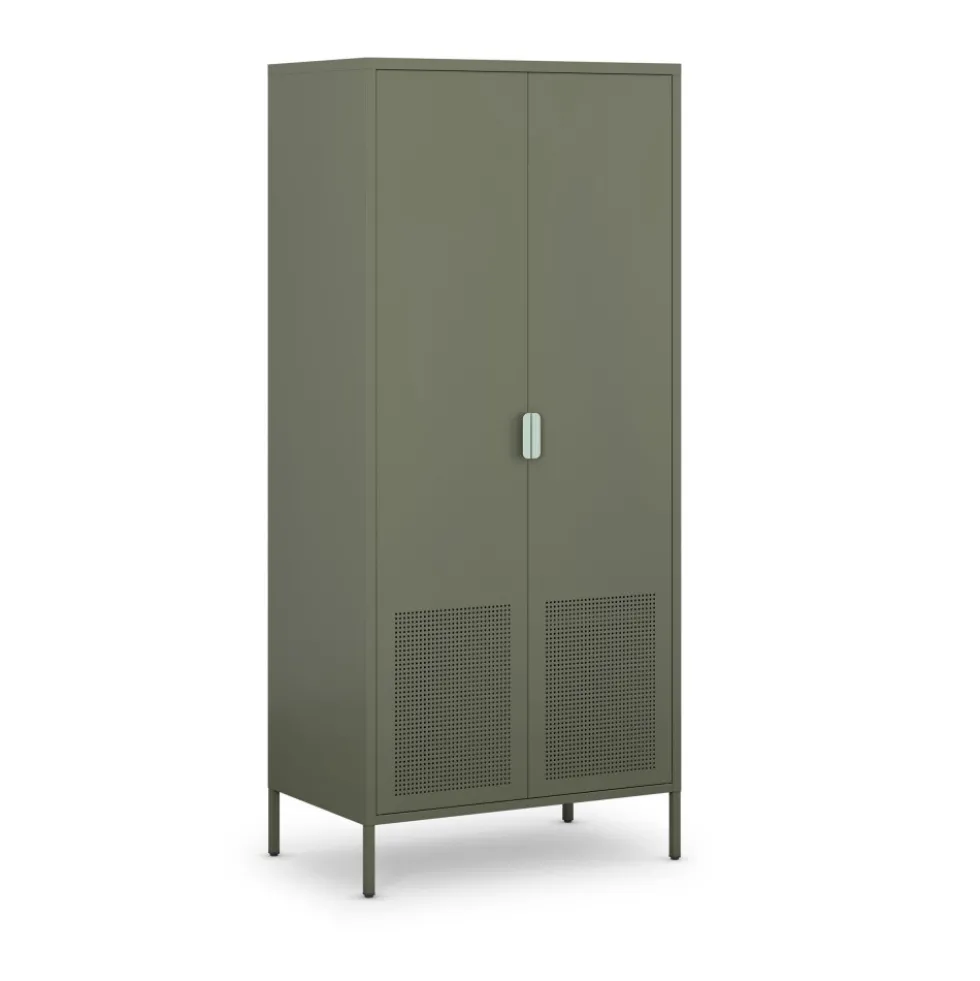 ADEL Armoire 2 portes en métal H180cm