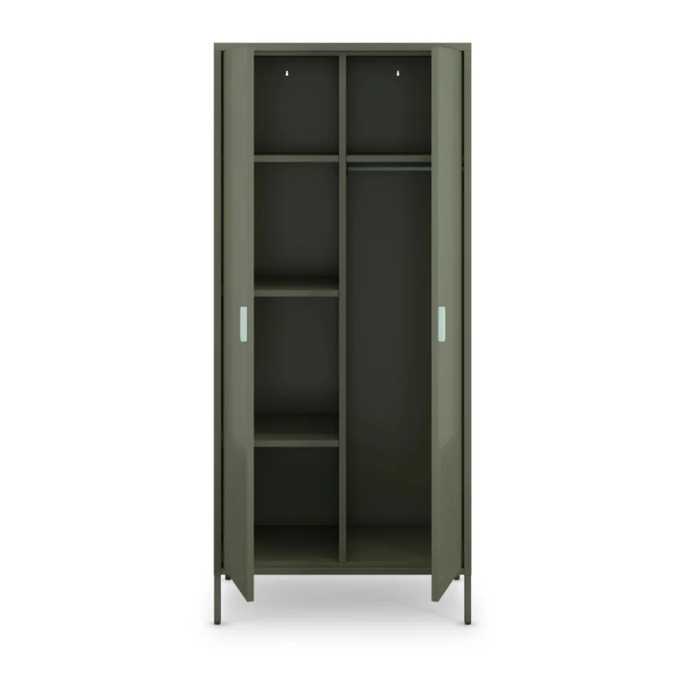 ADEL Armoire 2 portes en métal H180cm