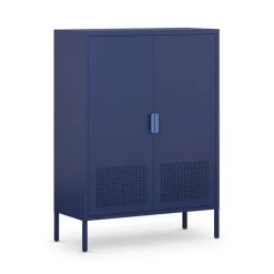 ADEL Buffet haut 2 portes en métal H110cm