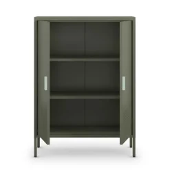 ADEL Buffet haut 2 portes en métal H110cm