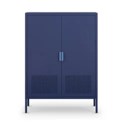 ADEL Buffet haut 2 portes en métal H110cm