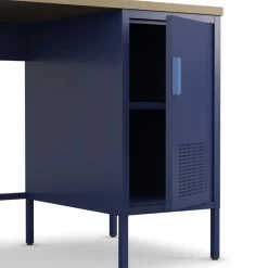 ADEL Bureau 1 porte en métal L120cm