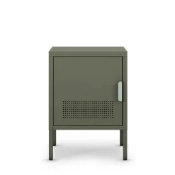 ADEL Table de chevet 1 porte en métal L40cm