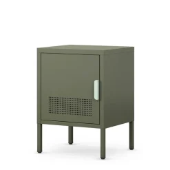 ADEL Table de chevet 1 porte en métal L40cm