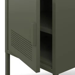 ADEL Table de chevet 1 porte en métal L40cm