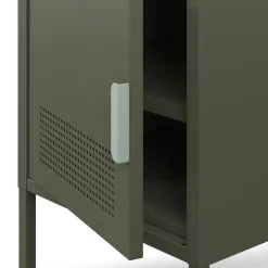 ADEL Table de chevet 1 porte en métal L40cm