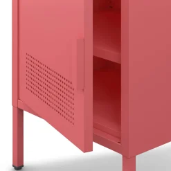 ADEL Table de chevet 1 porte en métal L40cm