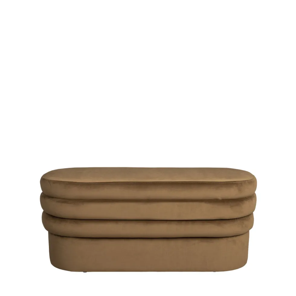 ADITI Banc en velours L93cm