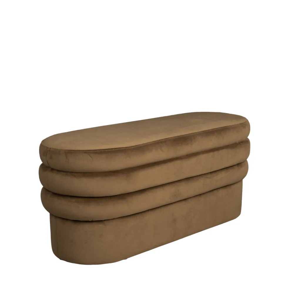 ADITI Banc en velours L93cm
