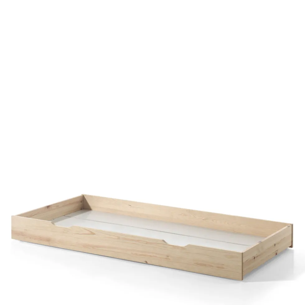 ALAPI Lit enfant cabane 1 tiroir en bois 90x200cm
