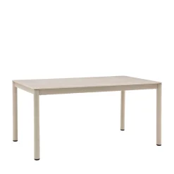 ALCUDIA Table à manger 6 personnes en céramique et métal