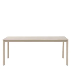 ALCUDIA Table à manger 8 personnes en céramique et métal