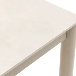 ALCUDIA Table à manger 8 personnes en céramique et métal