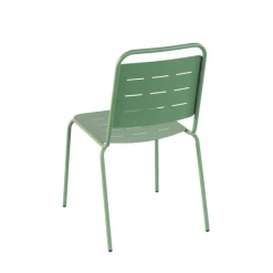 ARIA Lot de 4 chaises de jardin en métal