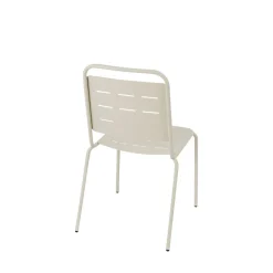 ARIA Lot de 4 chaises de jardin en métal