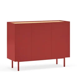 ARISTA Buffet en bois 3 portes 3 tiroirs L110cm
