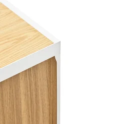 ARISTA Buffet en bois 3 portes 3 tiroirs L110cm