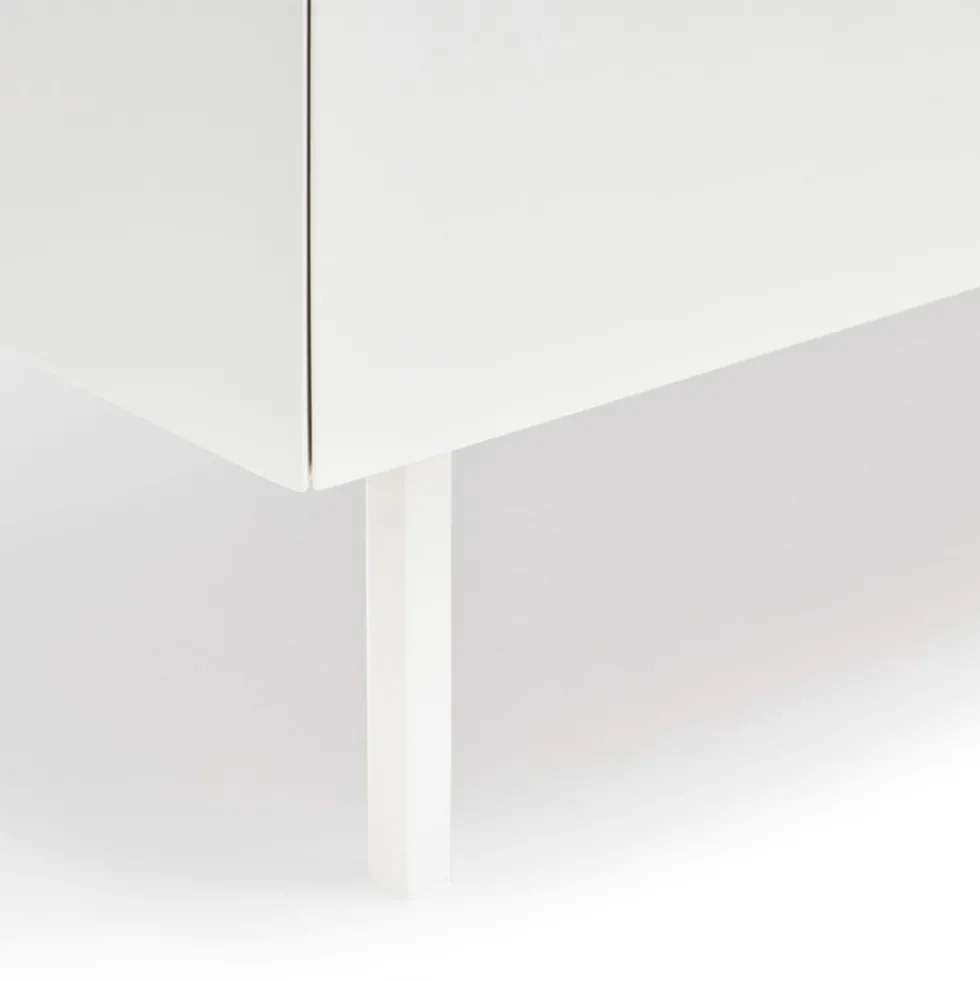 ARISTA Buffet en bois 3 portes 3 tiroirs L110cm