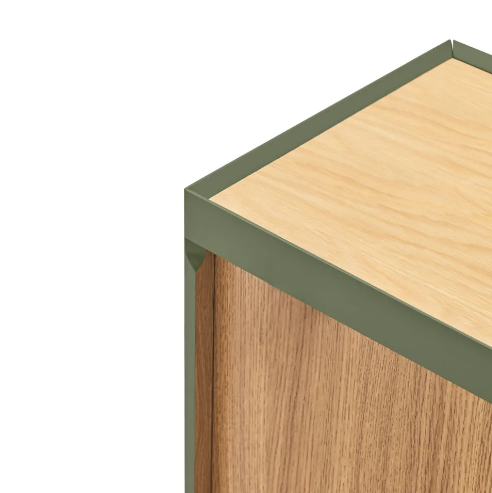 ARISTA Meuble TV en bois 1 porte 2 tiroirs L180cm