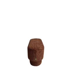 ARLO Banc arrondie en tissu bouclette L92cm