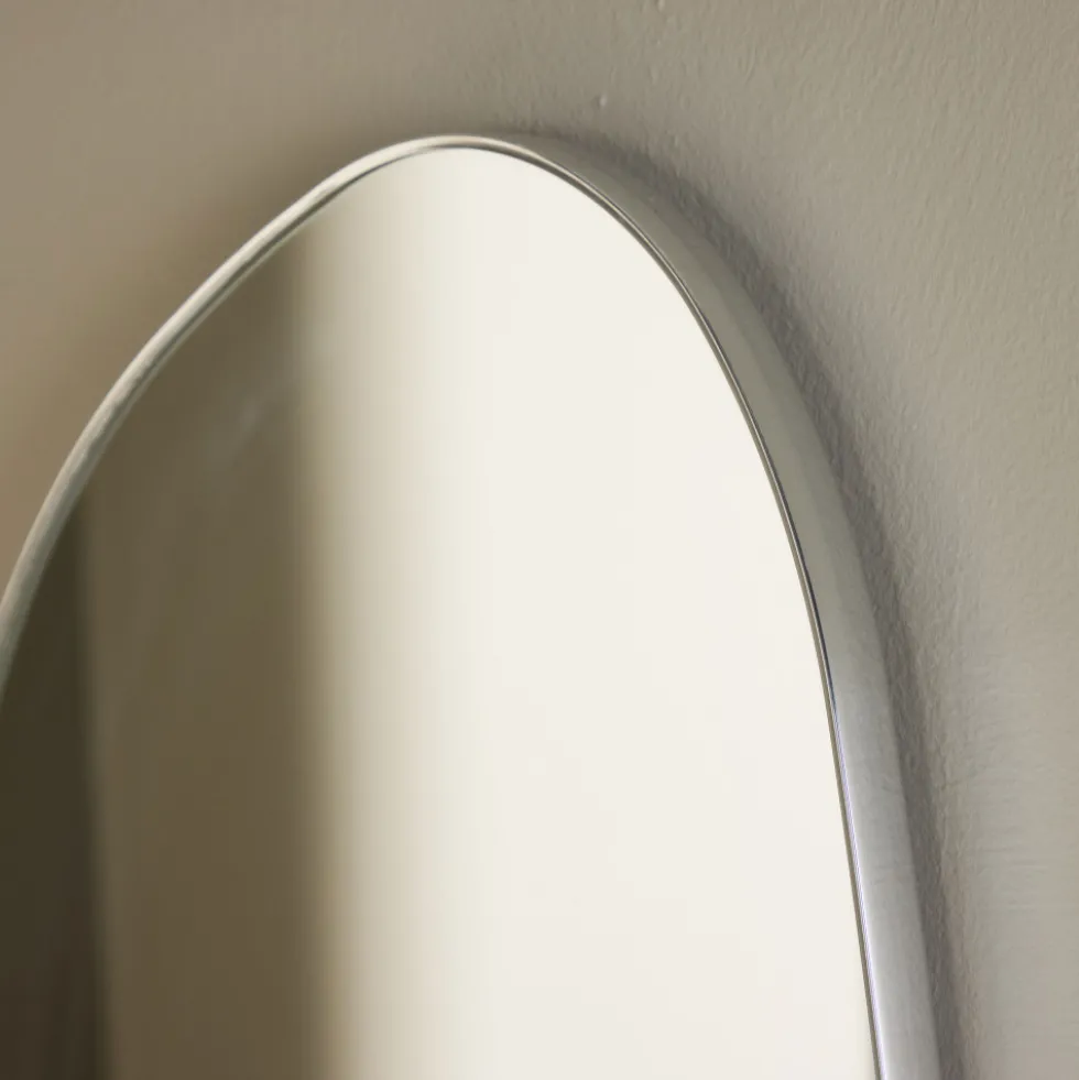 ASKERSUND Miroir organique en aluminium 65x40cm