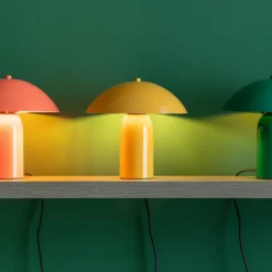 ASTUTO Lampe à poser champignon en métal