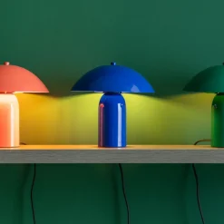 ASTUTO Lampe à poser champignon en métal