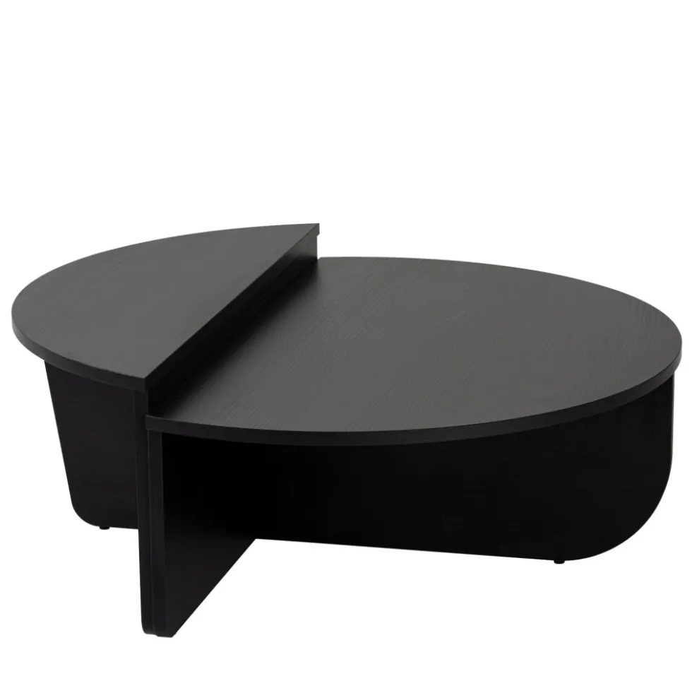 ASYA Lot de 2 tables basses en bois