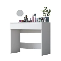 AURI Coiffeuse 1 tiroir en bois L90cm