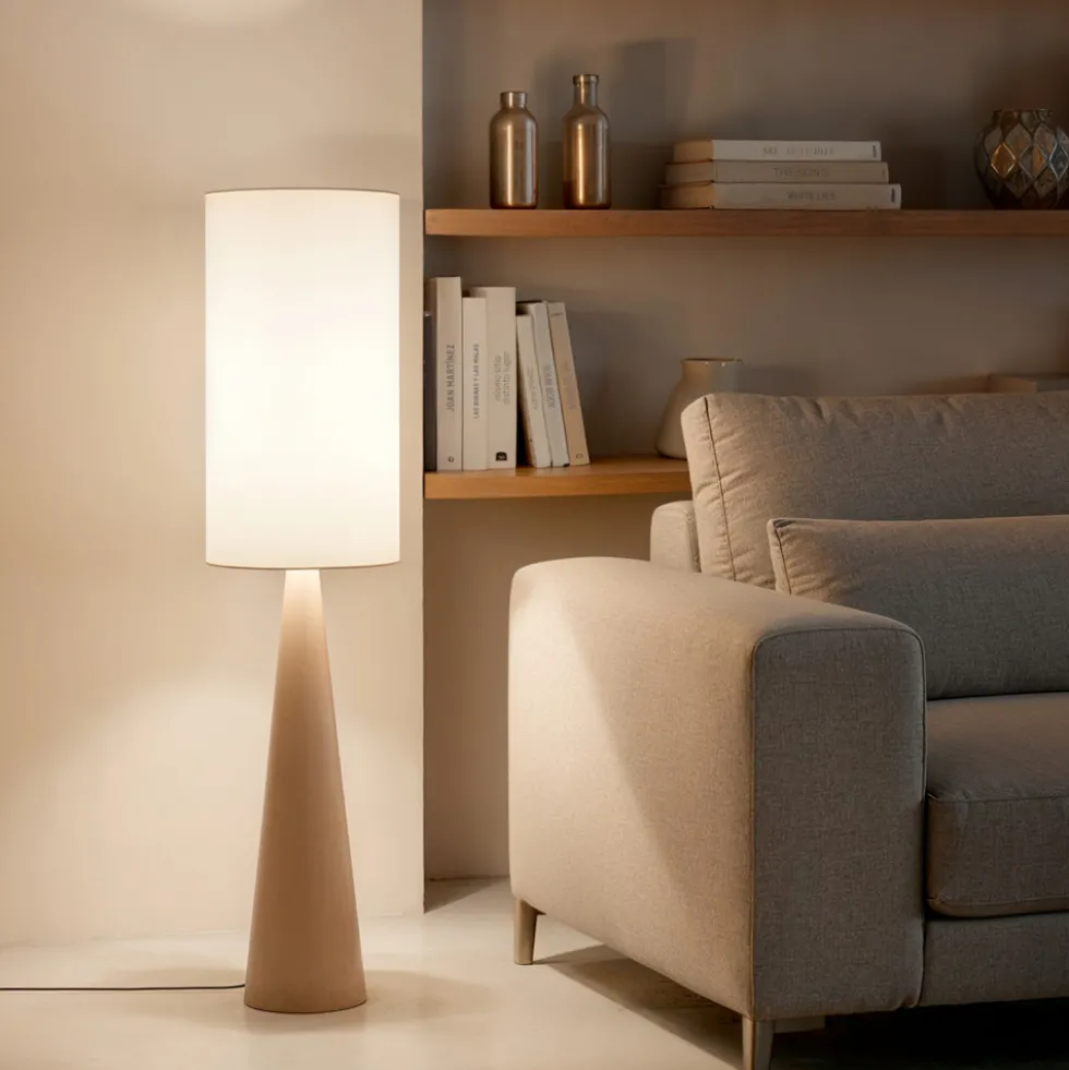AXIS Lampadaire en métal et tissu H130cm