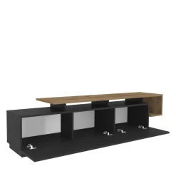 AXIS Meuble TV 2 portes en bois L180cm