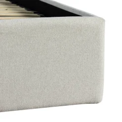 BACKO Lit coffre en tissu 140x190cm