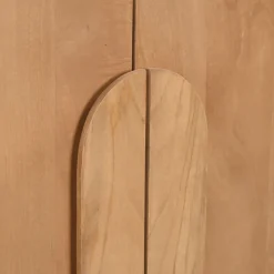 BALI Buffet 2 portes en bois massif L90cm