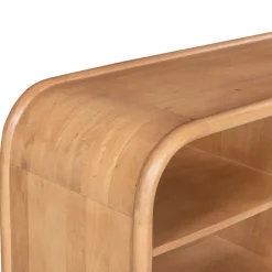 BALI Meuble TV 2 portes en bois massif L150cm
