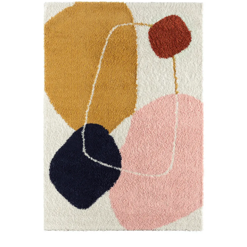 BLOOP Tapis contemporain à motif géométrique