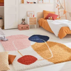 BLOOP Tapis contemporain à motif géométrique