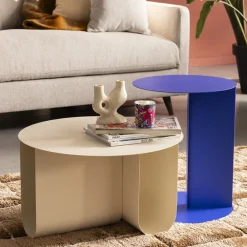 BLUM Table basse ronde en métal ø60cm