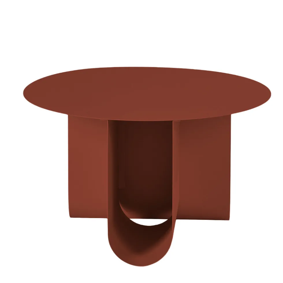 BLUM Table basse ronde en métal ø60cm