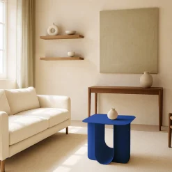 BLUM Table d'appoint en métal 45x40cm