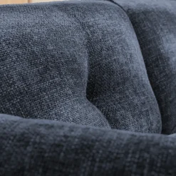 BOCCA Canapé droit 3 places en tissu à dossier capitonné